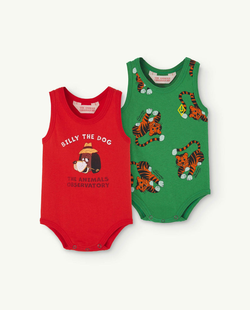 Red Pack Turtle Baby Bodysuit PRODUCT FRONT