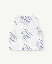 White Baboon Baby Sleeveless Shirt PRODUCT BACK