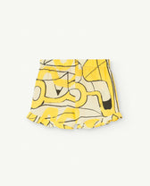 Soft Yellow Dove Baby Shorts PRODUCT BACK