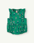 Green Meerkat Baby Romper