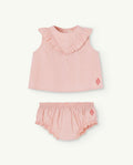 Ensemble bébé Newt rose