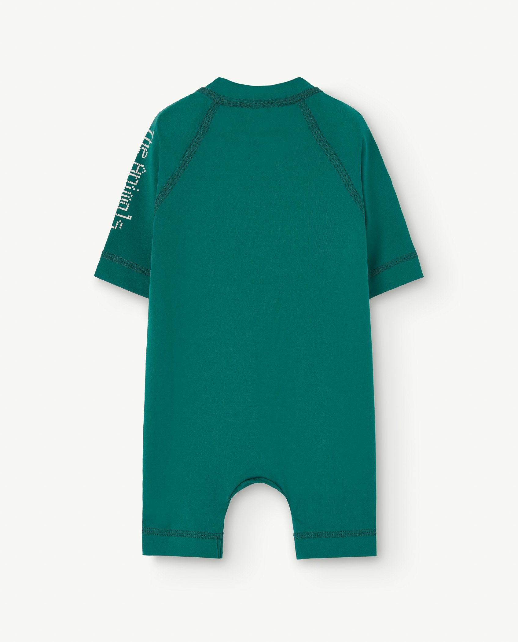 Green Caterpillar Baby Rash Guard Suit PRODUCT BACK