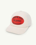 White Elastic Hamster Cap