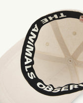 White Elastic Hamster Cap PRODUCT SIDE