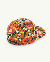 Orange Elastic Hamster Cap PRODUCT BACK