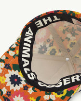 Orange Elastic Hamster Cap PRODUCT SIDE