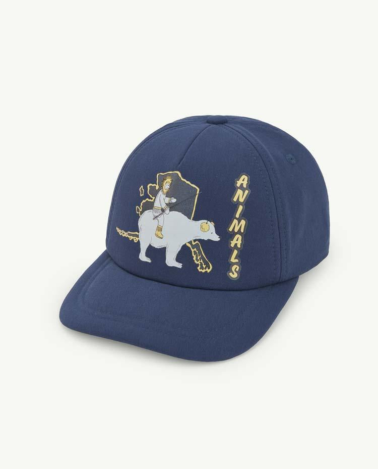 Navy Elastic Hamster Cap COVER