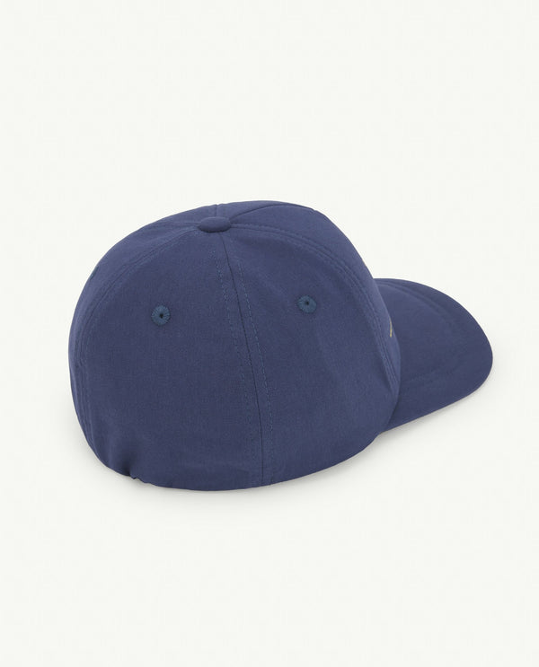 Navy Elastic Hamster Cap PRODUCT BACK