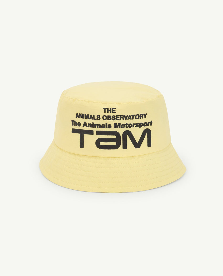 Soft Yellow Starfish Baby Bucket Hat PRODUCT FRONT
