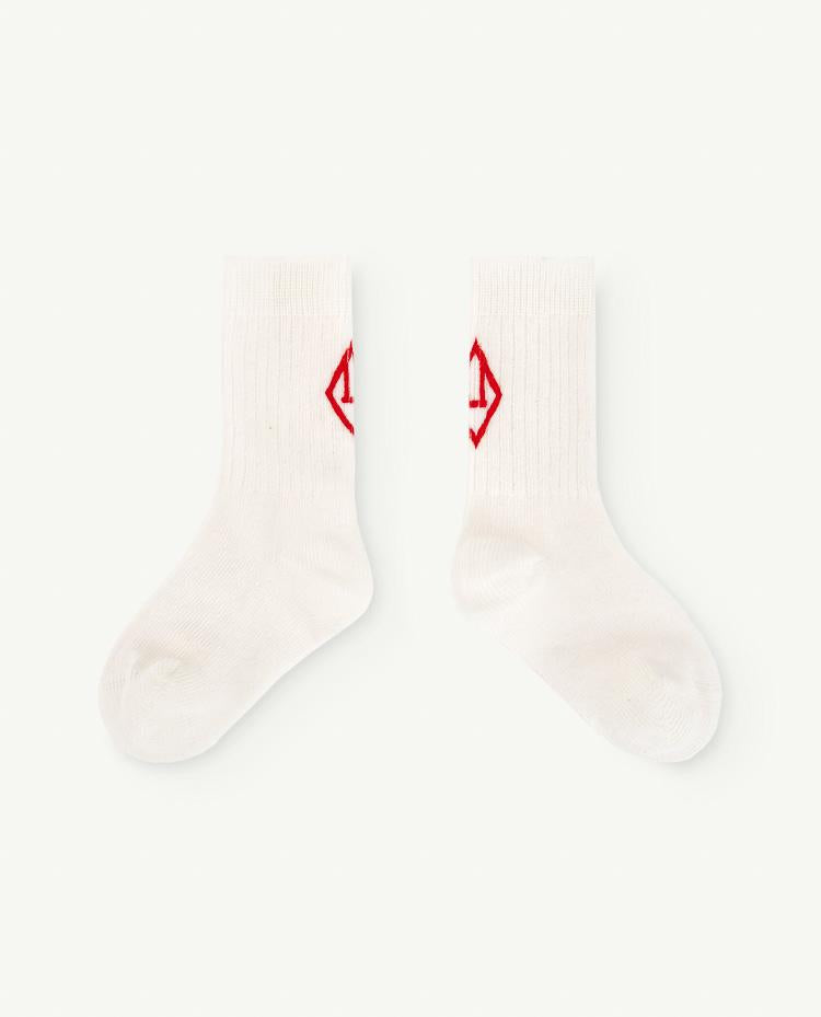 White Worm Baby Socks COVER
