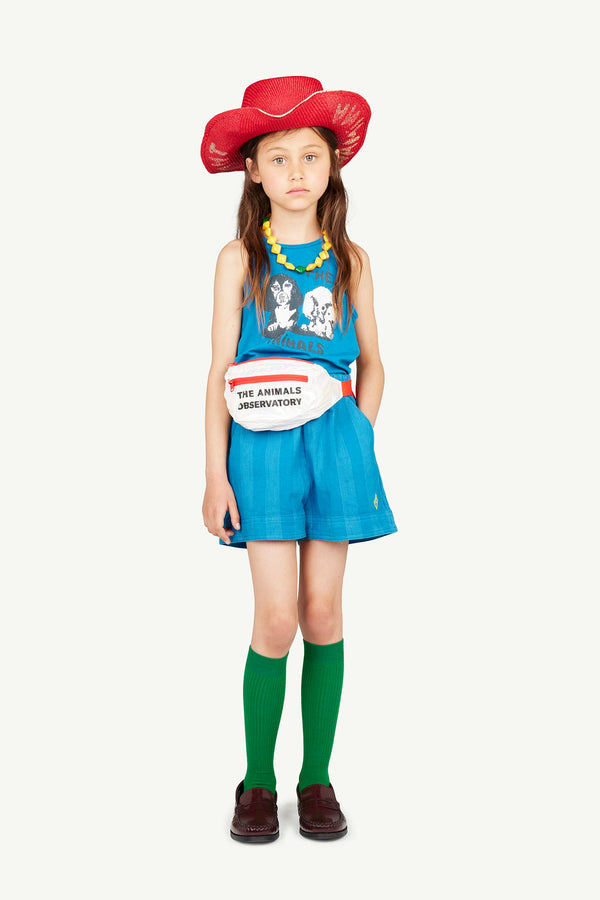 Red Straw Hat MODEL FRONT