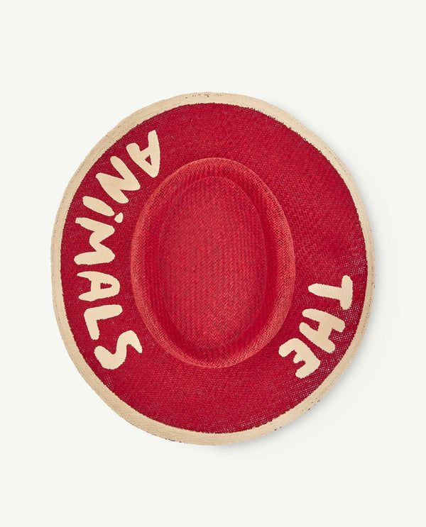 Red Straw Hat PRODUCT BACK