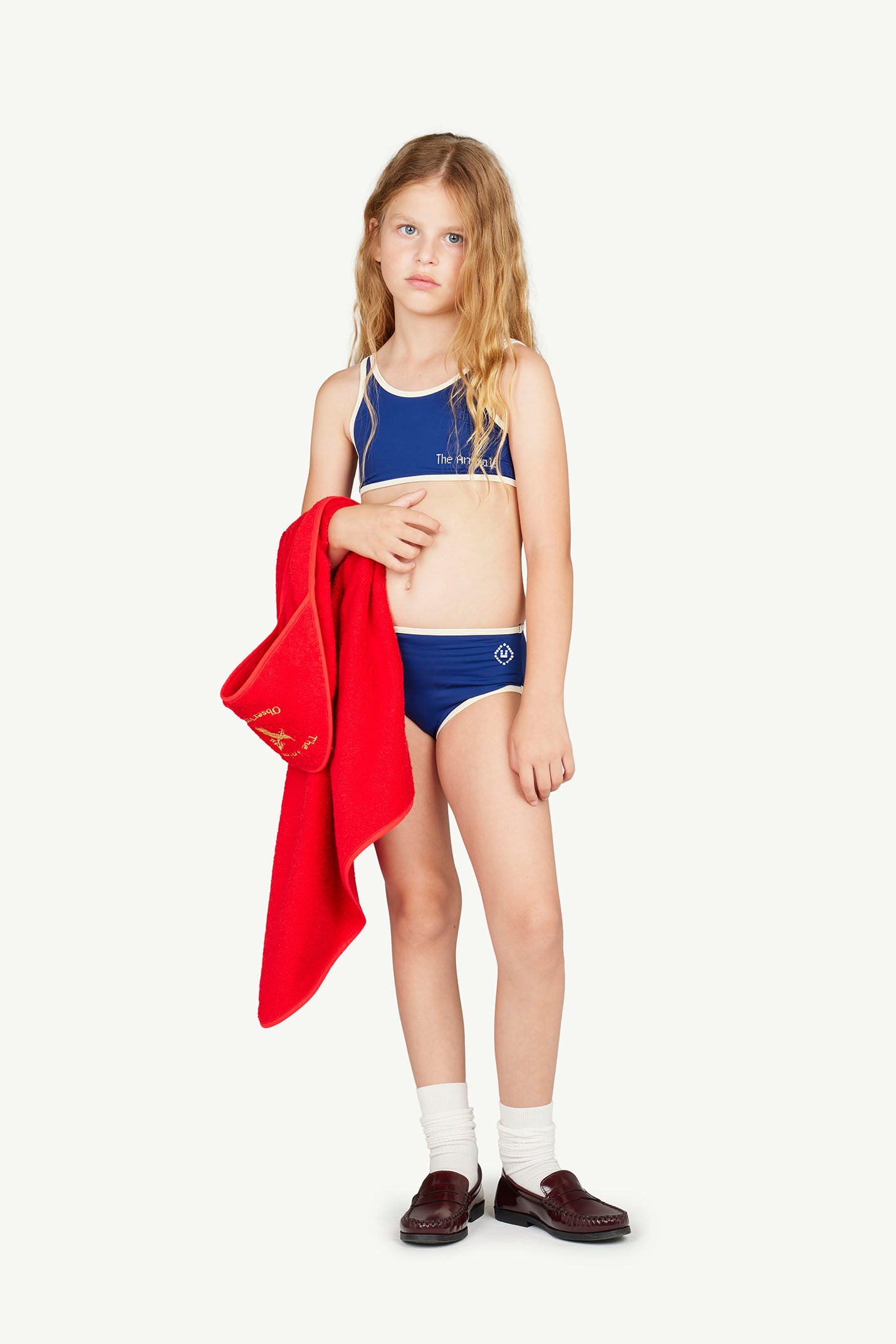 Serviette de bain pour bébé rouge