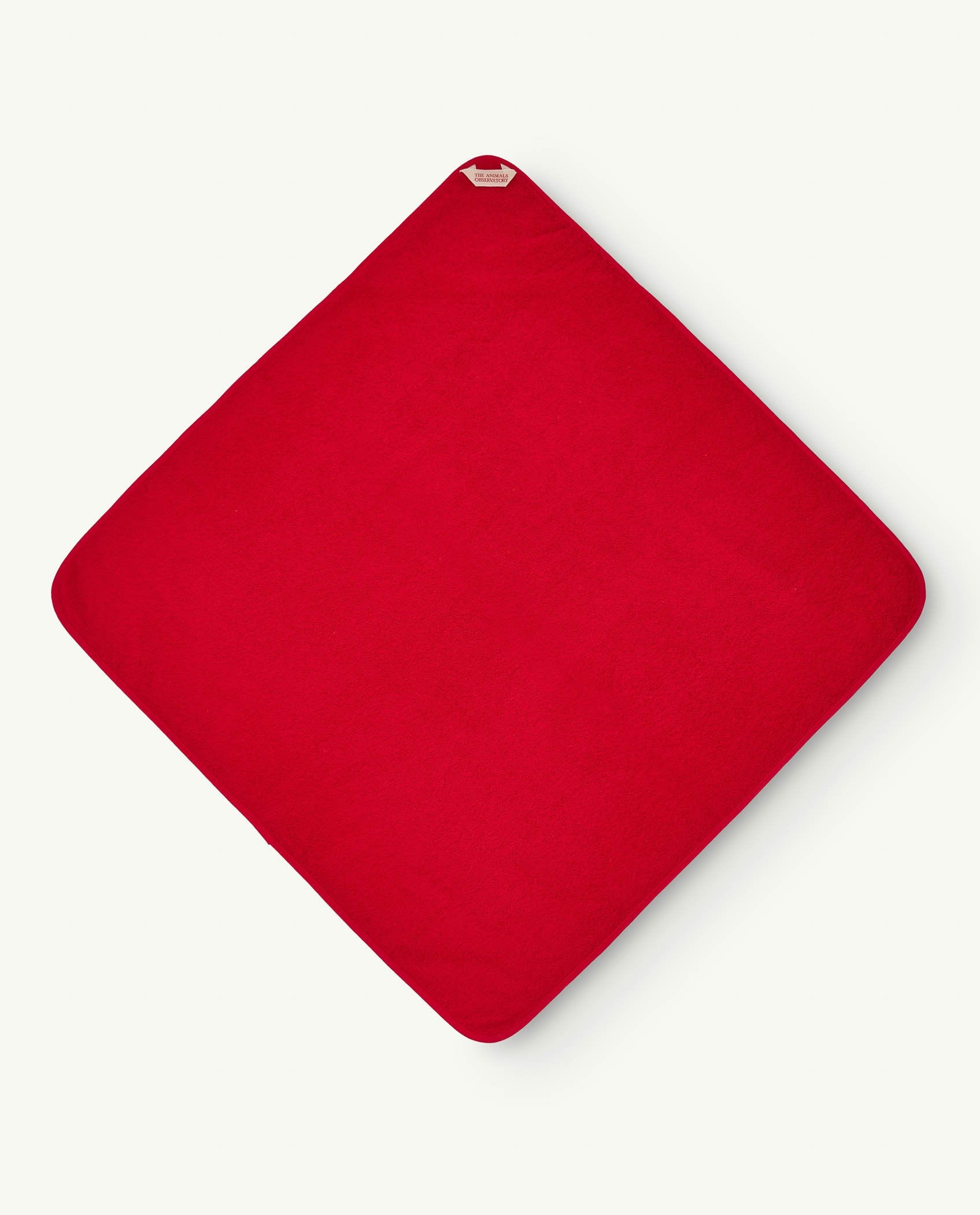 Red Baby Towel Baby Towel PRODUCT BACK