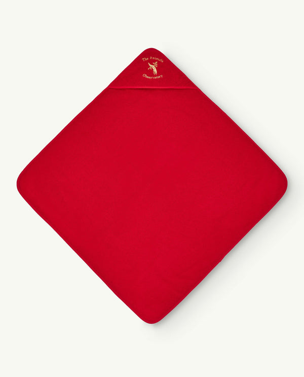 Red Baby Towel Baby Towel PRODUCT FRONT