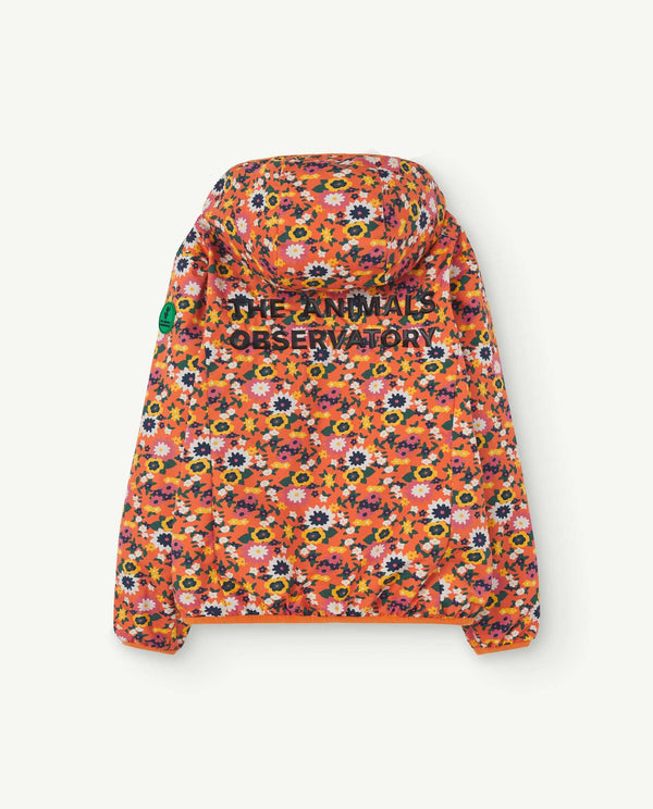 Orange Save The Duck Jacket PRODUCT BACK