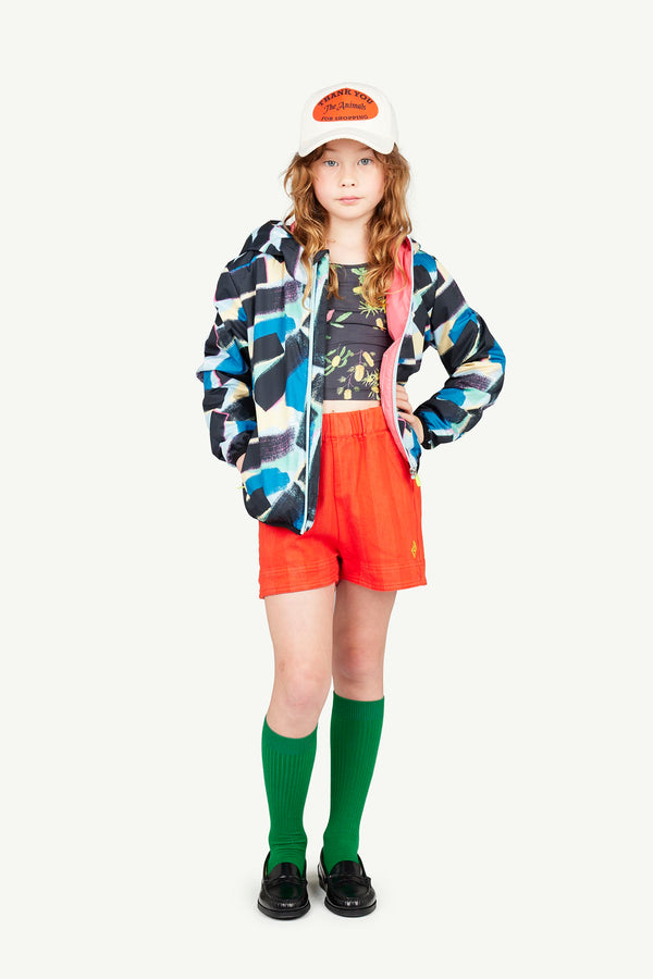 Blue Save The Duck Jacket MODEL FRONT