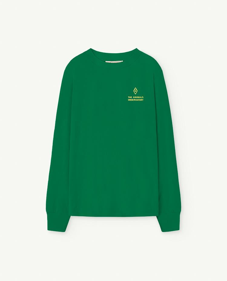 Green Aries Kids Long Sleeve T-Shirt COVER