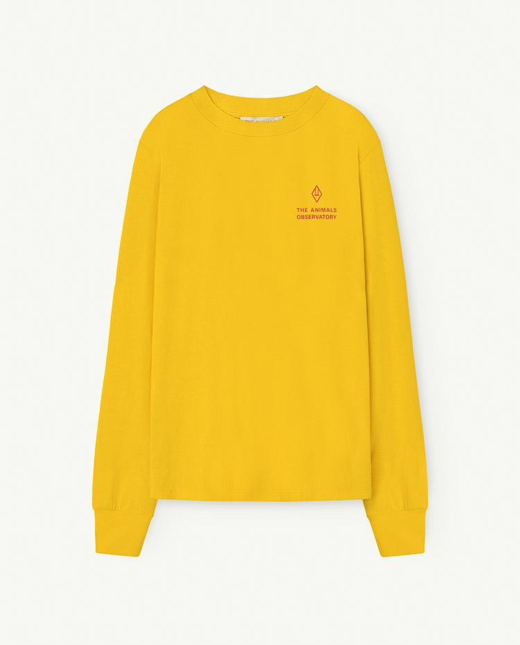 Yellow Aries Adult Long Sleeve T-Shirt COVER