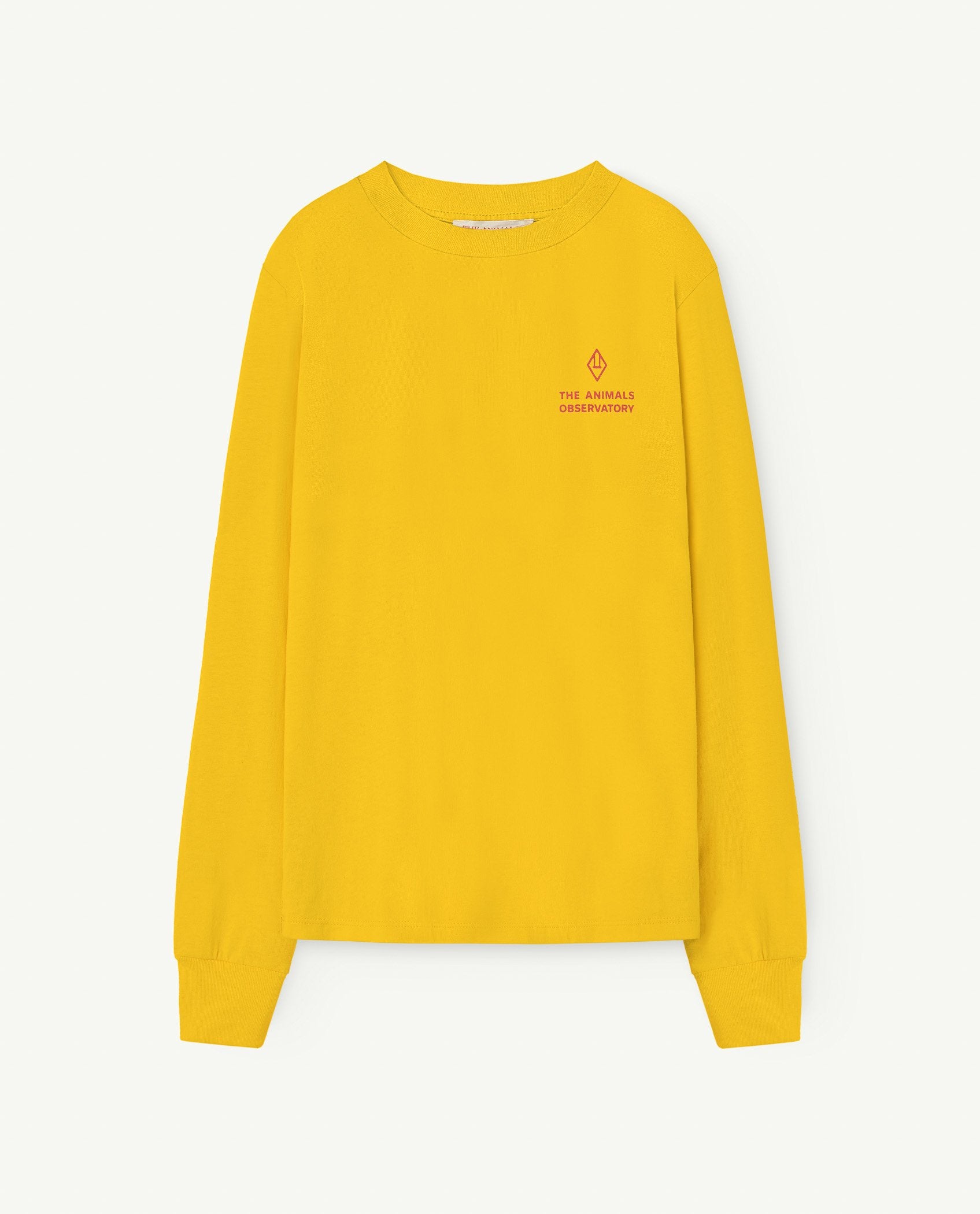 Yellow Aries Adult Long Sleeve T-Shirt PRODUCT FRONT