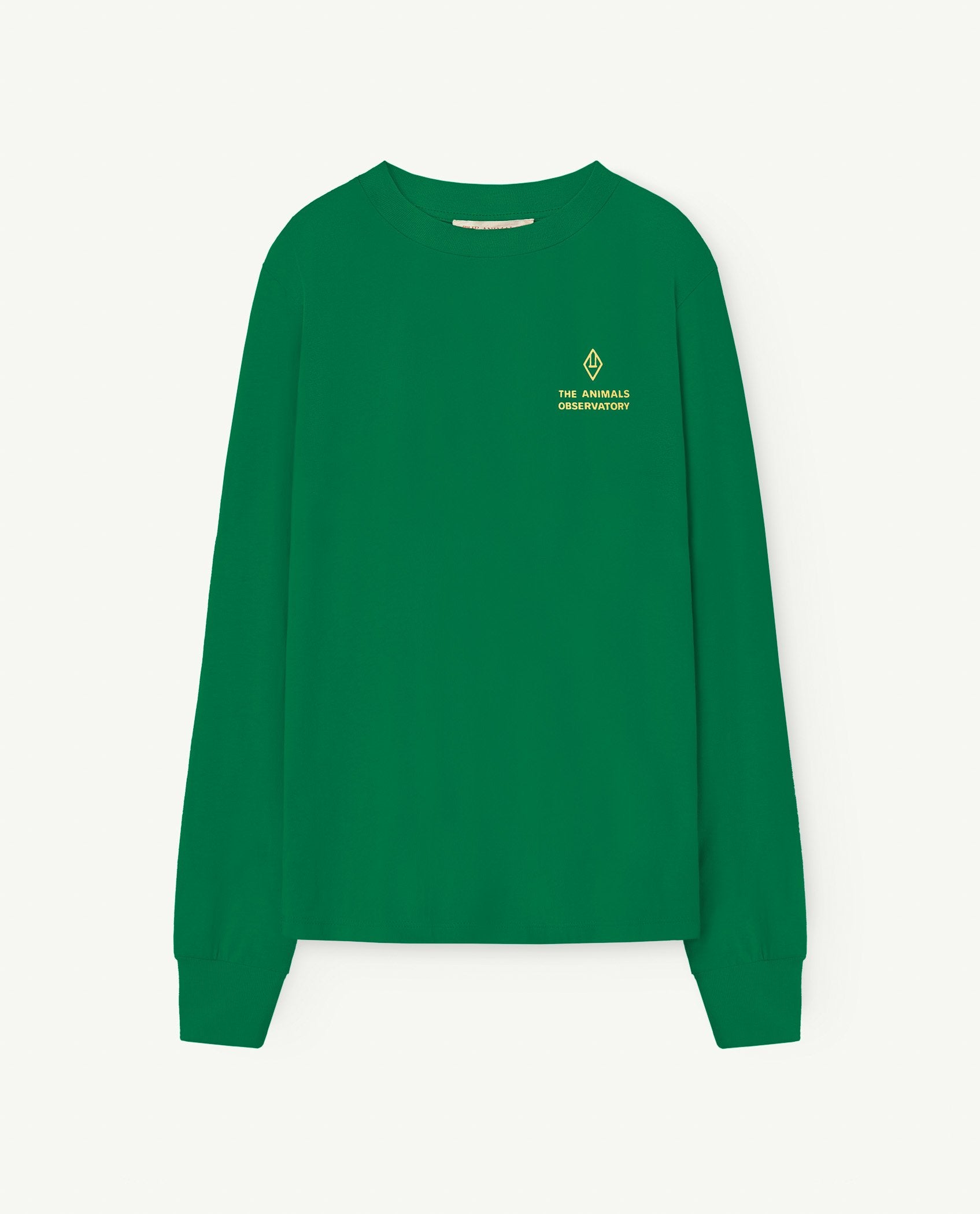 Green Aries Adult Long Sleeve T-Shirt PRODUCT FRONT