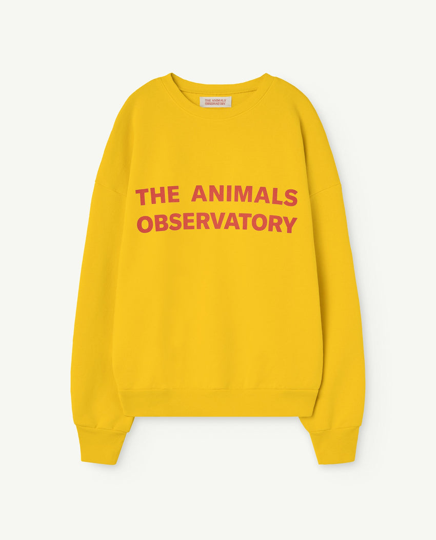 Yellow Leo Adult Sweatshirt PRODUCT FRONT