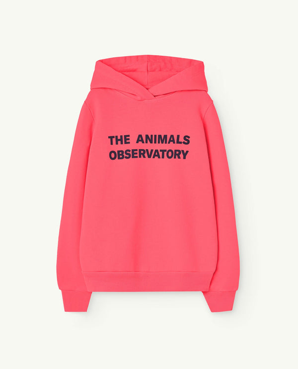 Pink Taurus Kids Hoodie PRODUCT FRONT