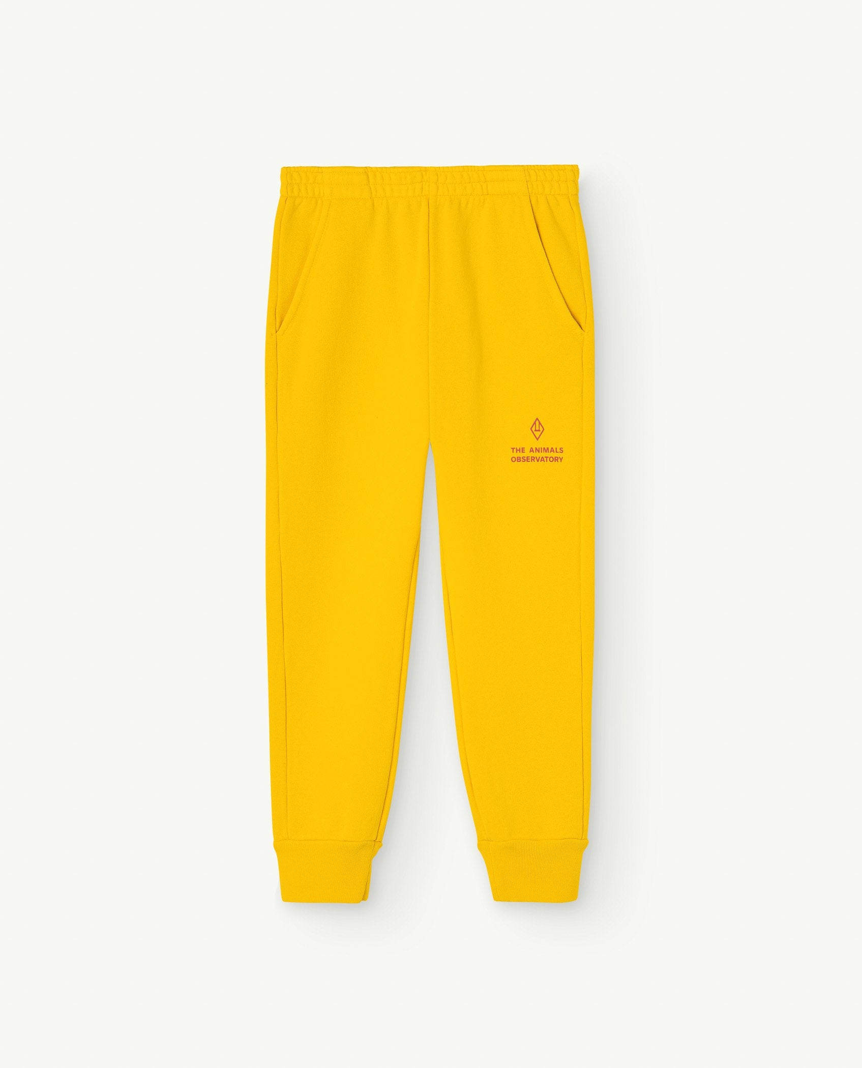 Yellow Draco Kids Sweatpants PRODUCT FRONT