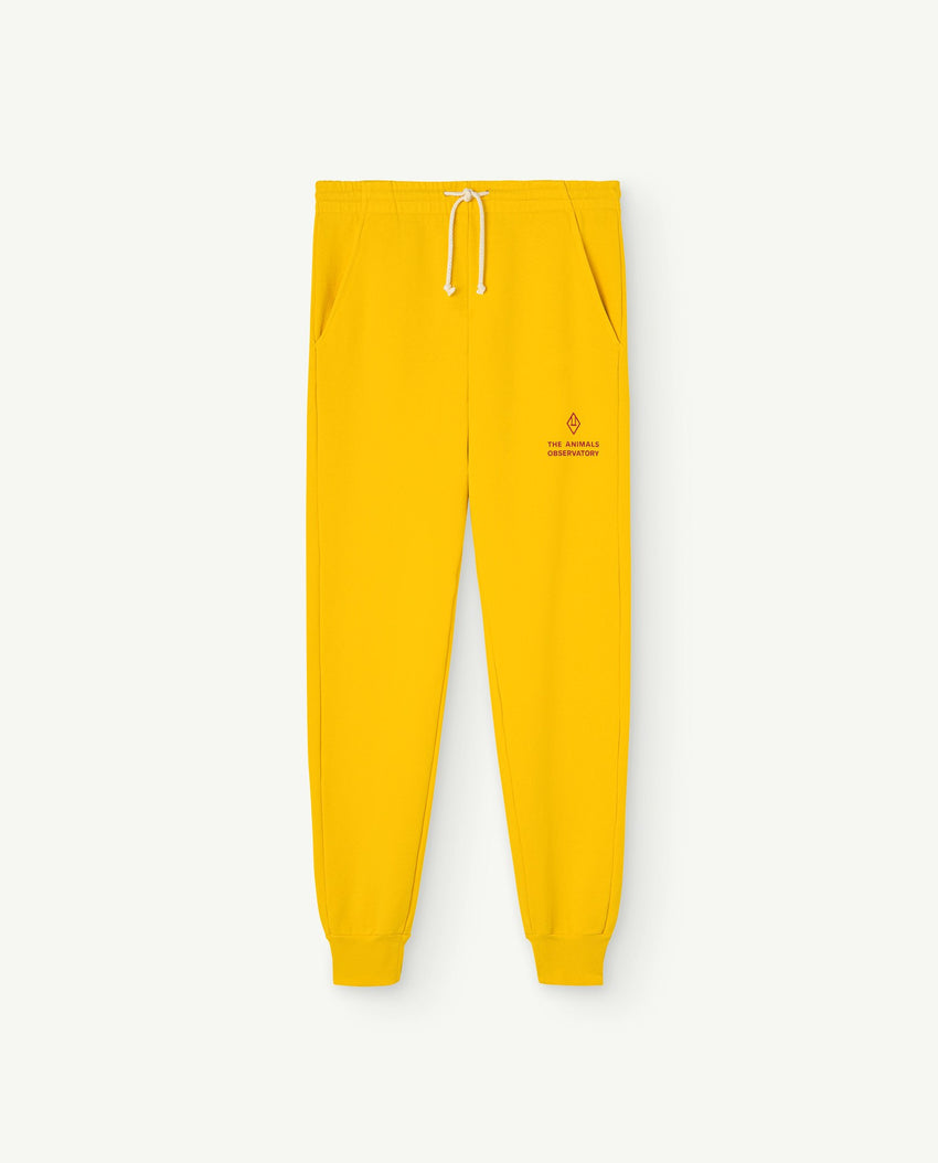 Yellow Draco Adult Sweatpants PRODUCT FRONT
