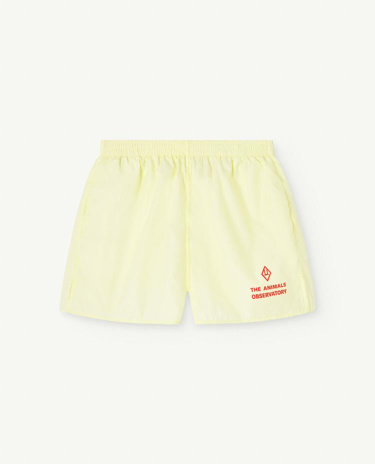 Soft Yellow Lynx Adult Shorts COVER