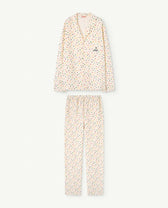 White Andromeda Adult Pajamas PRODUCT FRONT