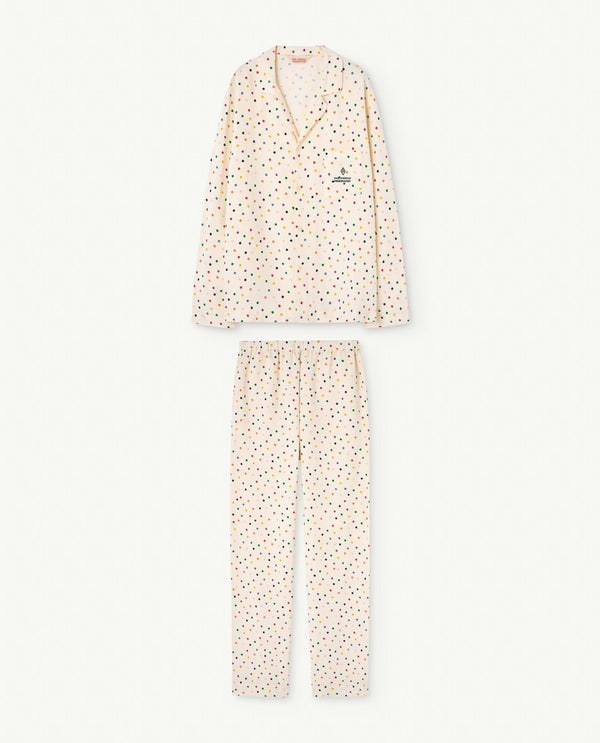 White Andromeda Adult Pajamas PRODUCT FRONT
