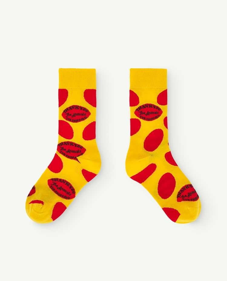 Yellow Snail Socks COVER