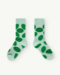 Turquoise Snail Socks