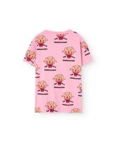 Pink Rooster T-Shirt PRODUCT BACK