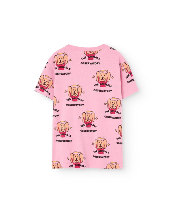 Pink Rooster T-Shirt PRODUCT BACK