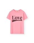 T-shirt Love Rooster rose