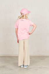 Pink Love Rooster T-Shirt MODEL BACK