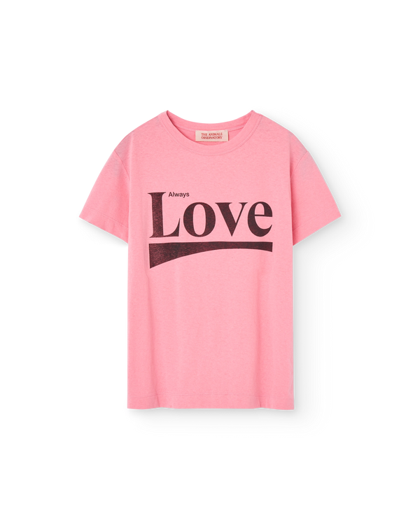 Pink Love Rooster T-Shirt PRODUCT FRONT