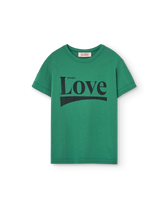 Green Love Rooster T-Shirt PRODUCT FRONT