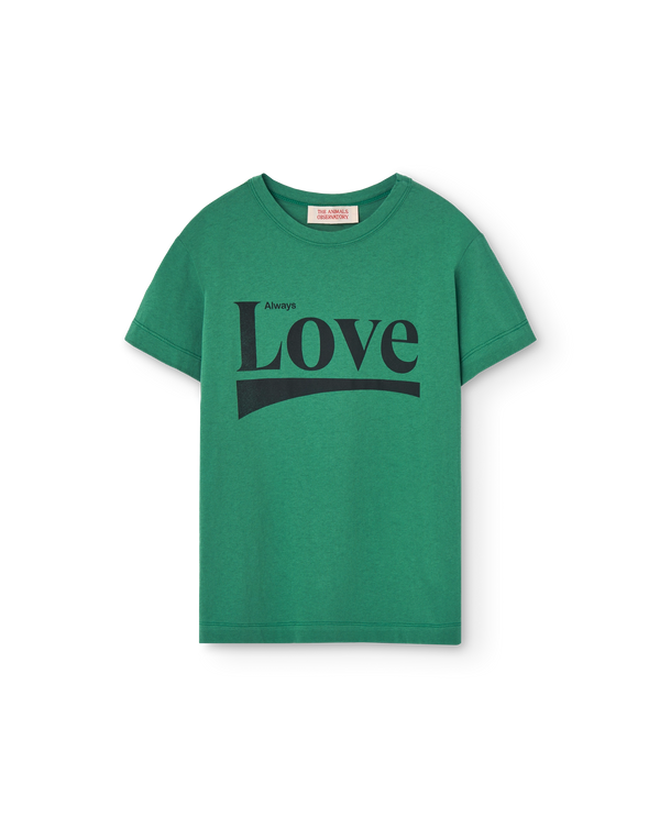 Green Love Rooster T-Shirt PRODUCT FRONT