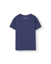 Deep Blue Lion Rooster T-Shirt PRODUCT BACK
