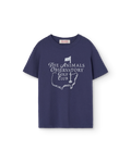 T-shirt Club Rooster bleu marine