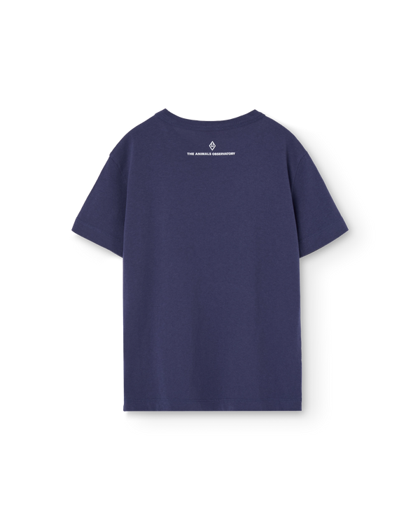 Deep Blue Club Rooster T-Shirt PRODUCT BACK