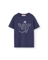 Deep Blue Club Rooster T-Shirt PRODUCT FRONT