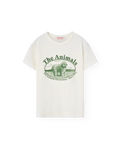 T-shirt Poodle Rooster blanc