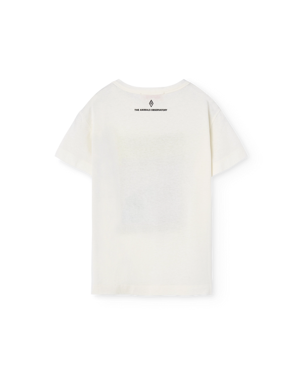 White Magazine Rooster T-Shirt PRODUCT BACK