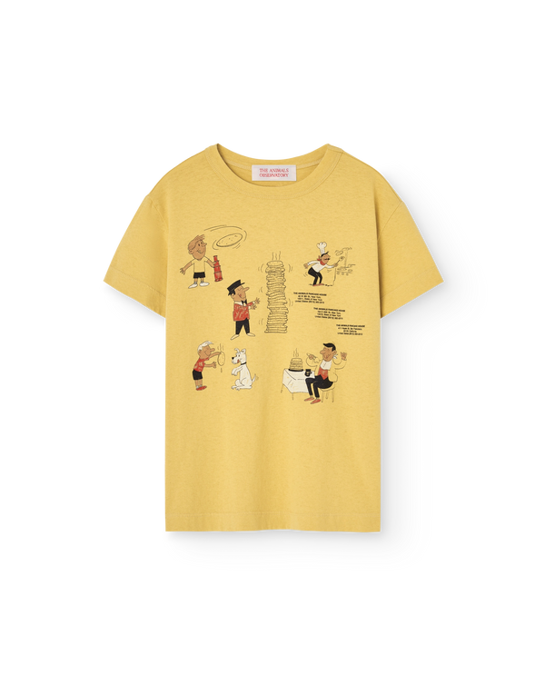Yellow Comic Rooster T-Shirt PRODUCT FRONT