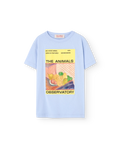T-shirt Magazine Rooster bleu clair