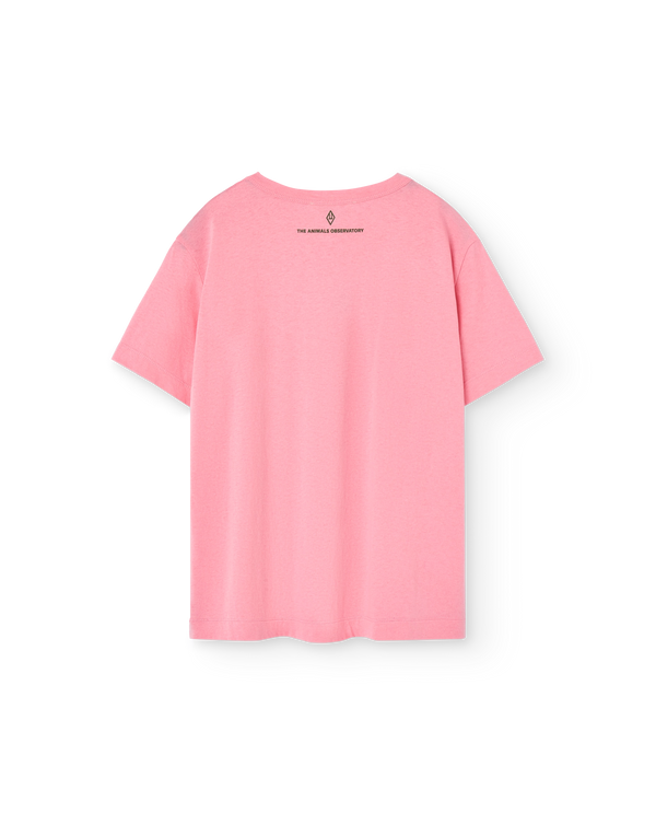 Pink Sunset Big Rooster T-Shirt PRODUCT BACK